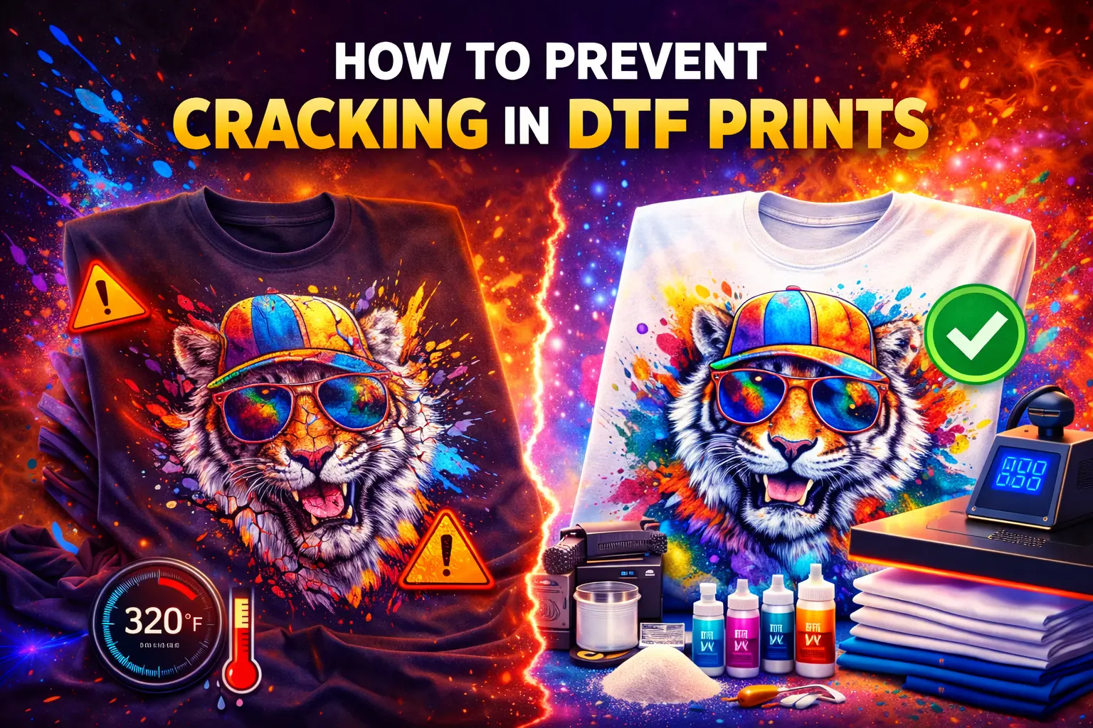 Prevent Cracking in DTF Prints