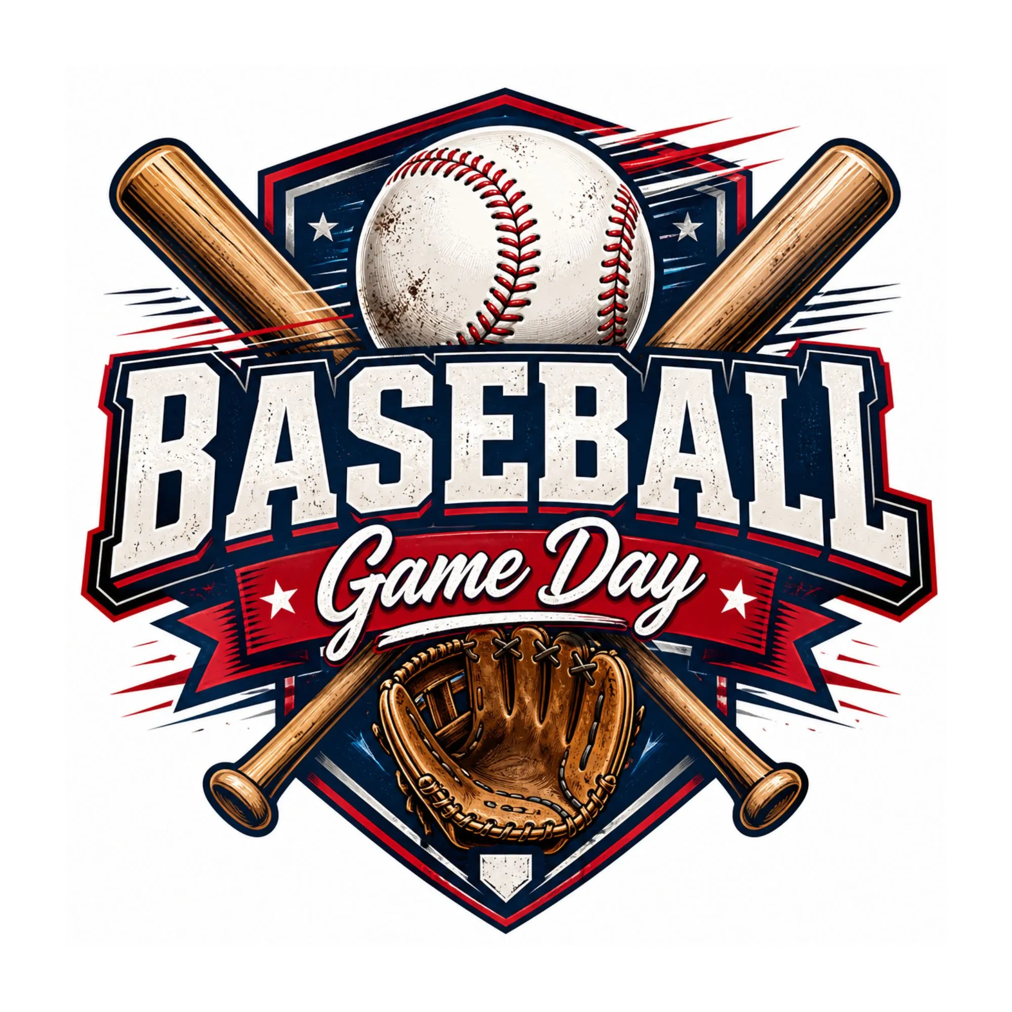 Baseball Game Day DTF Transfer