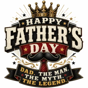 Happy Father’s Day Legend DTF Transfer
