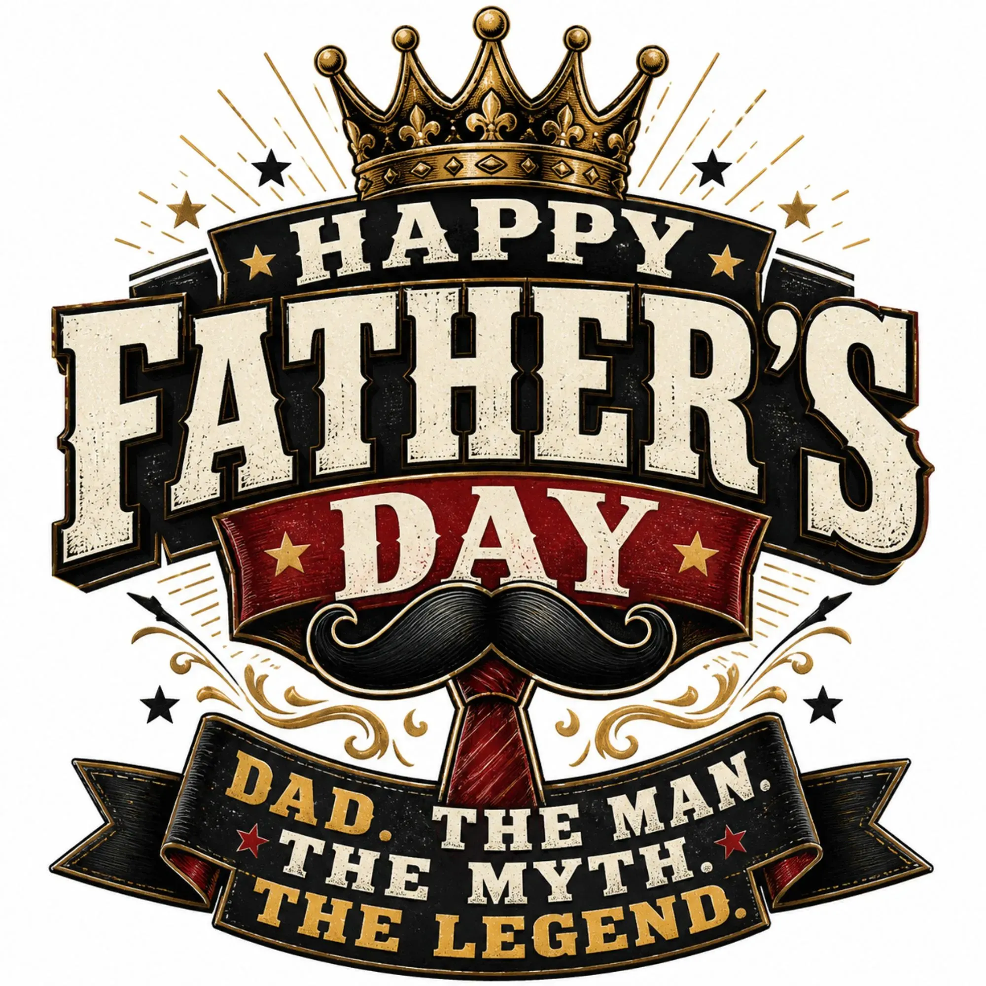 Happy Father’s Day Legend DTF Transfer