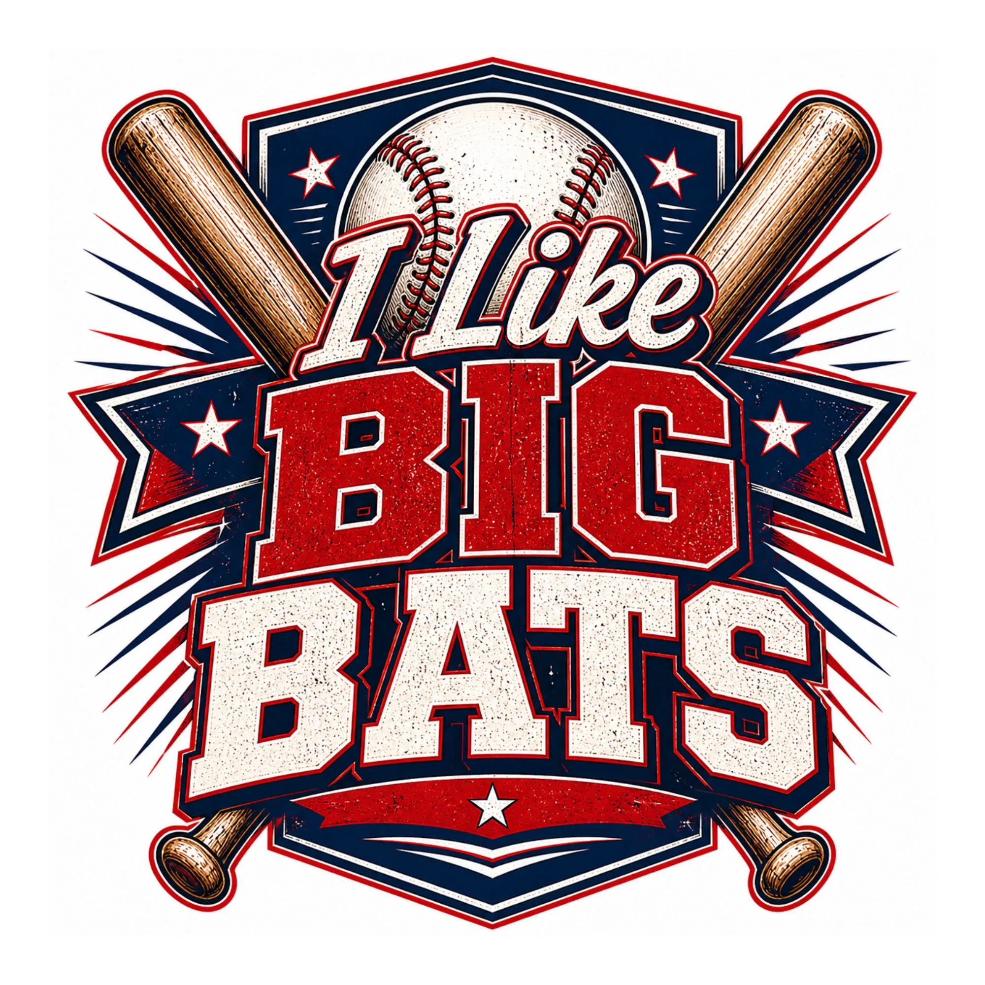 I Like Big Bats DTF Transfer