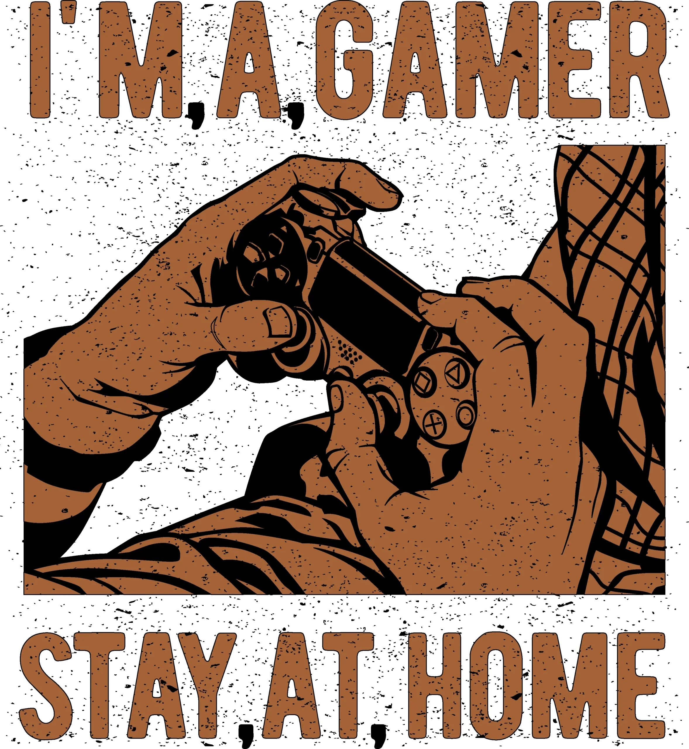 I’m A Gamer Stay At Home DTF Transfer