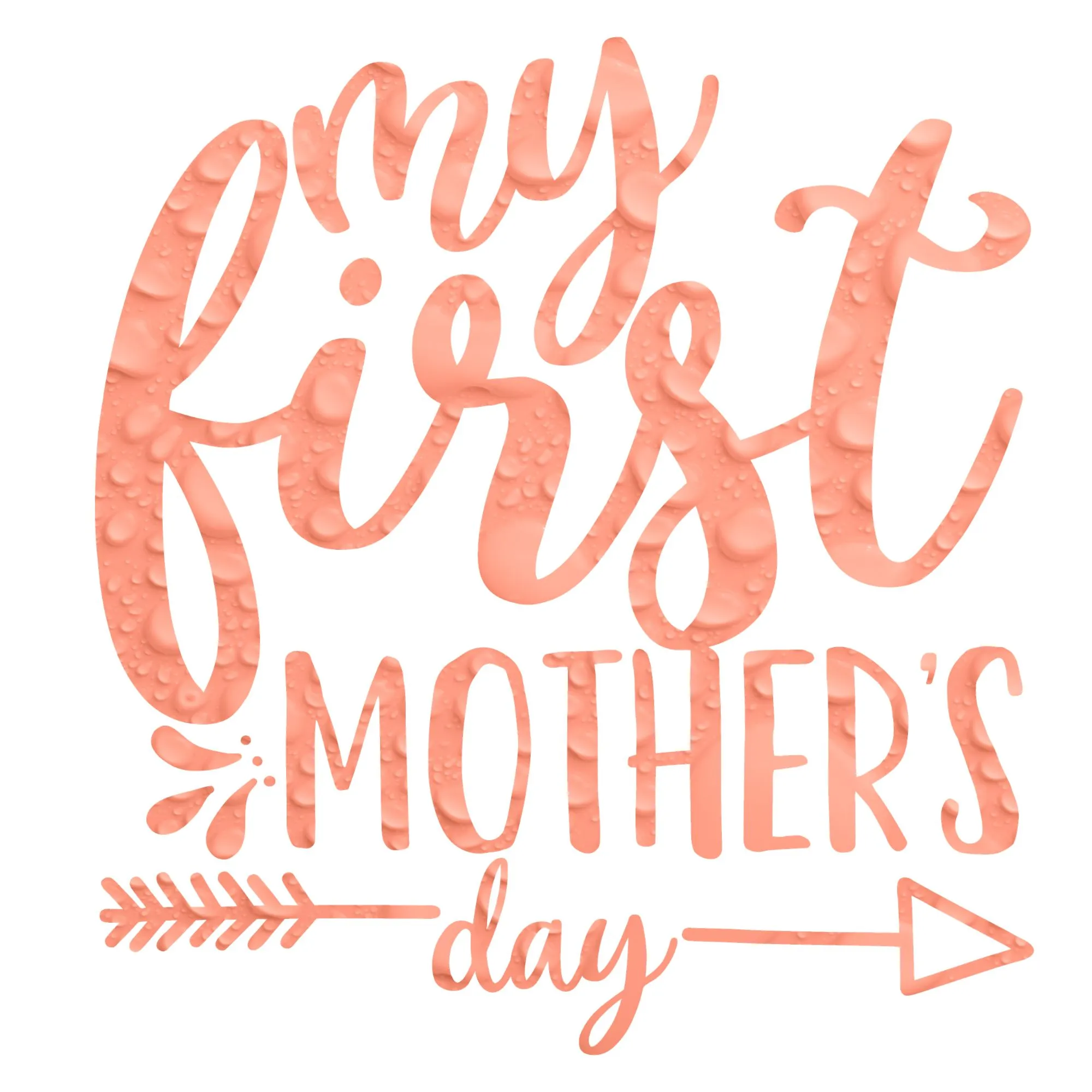 My First Mother’s Day DTF Transfer – Ready to Press Design