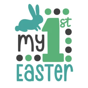 My 1st Easter Bunny Baby DTF Transfer