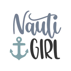 Nauti Girl Funny Nautical DTF Transfer