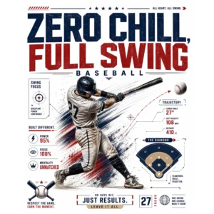 Zero Chill Full Swing Baseball DTF Transfer